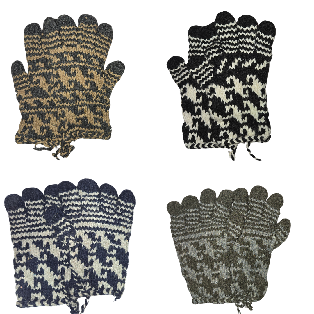 Winter Wool Gloves Hats and Mukluk Socks From the Himalayan and Hindu Kush Mountain Regions