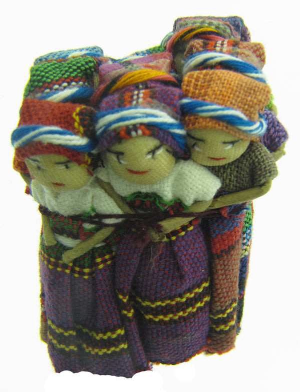 Bundle of 12 Worry Dolls 2" Tall