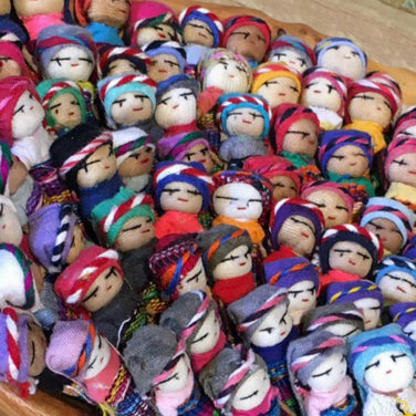 Bundle of 12 Worry Dolls 2" Tall