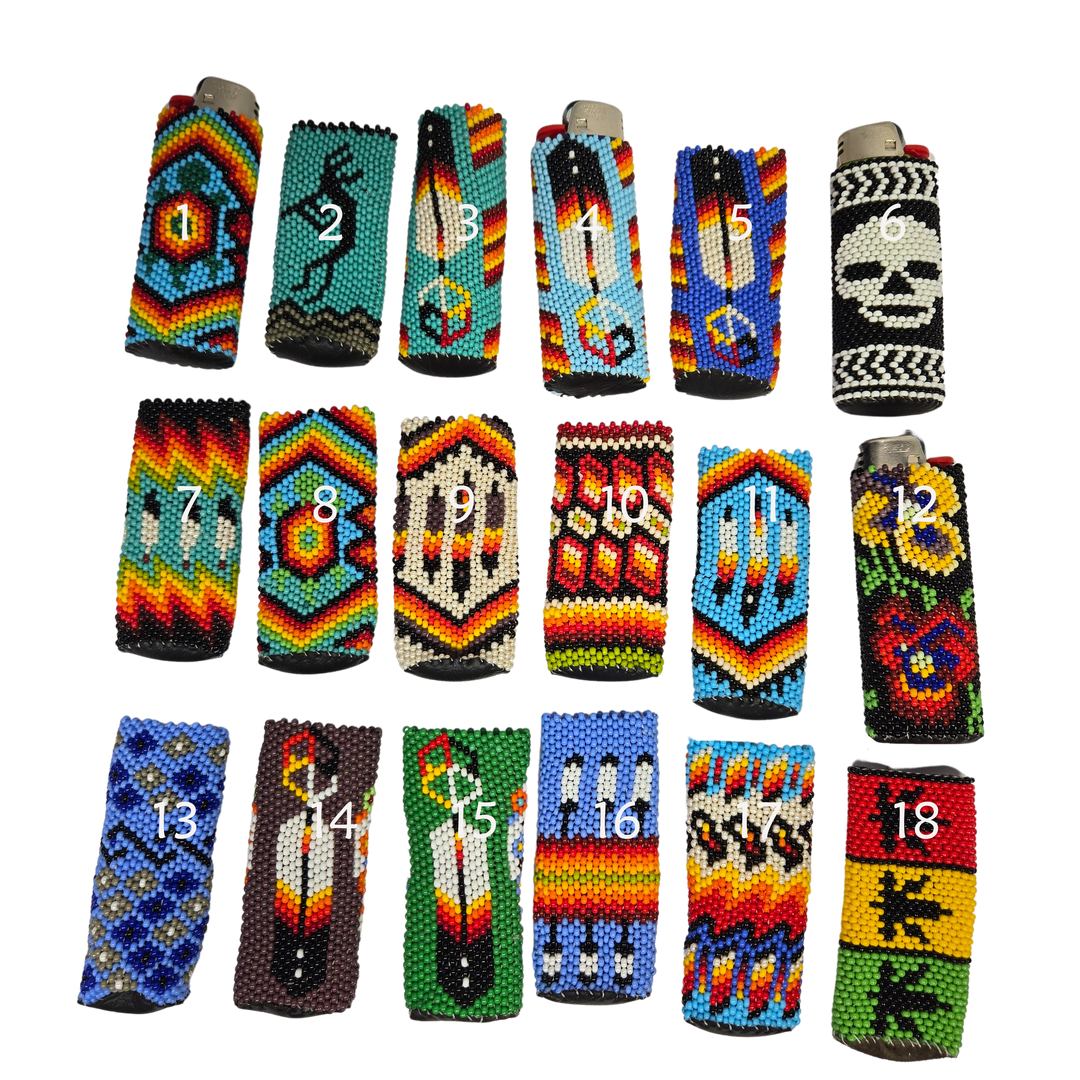 Beaded Lighter Case Holder