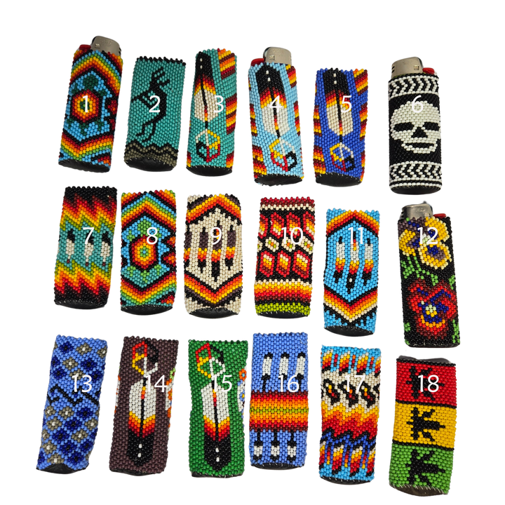 Beaded Lighter Case Holder