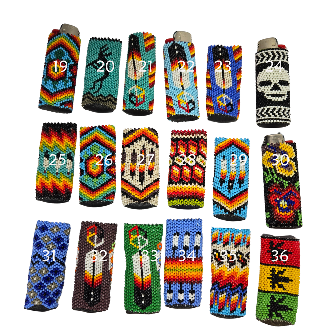 Beaded Lighter Case Holder
