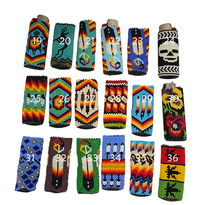 Beaded Lighter Case Holder
