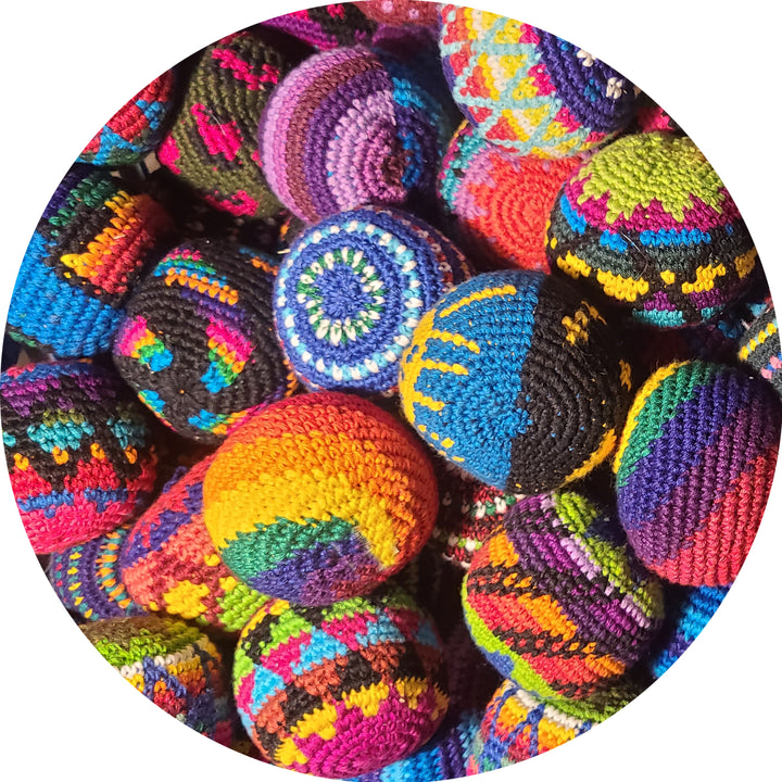 Handmade Hacky Sacks Crochet Footbags