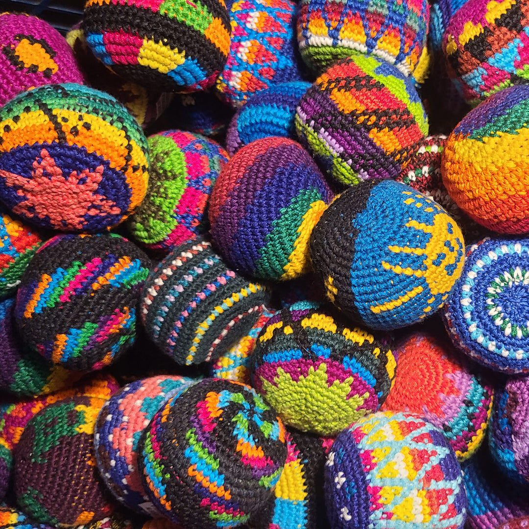 Handmade Hacky Sacks Crochet Footbags